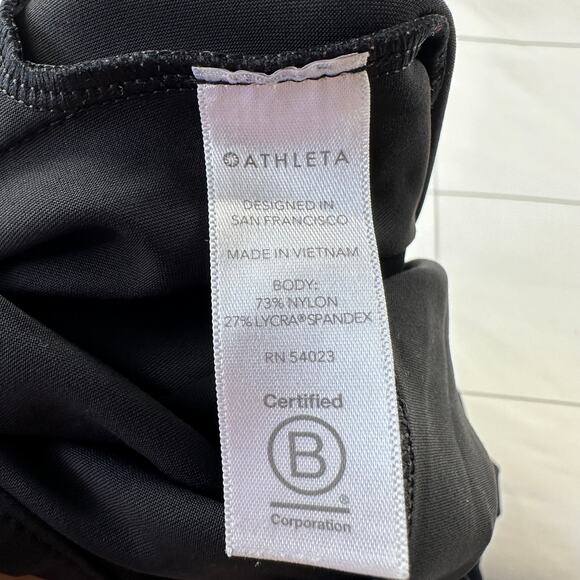 Athleta Pants Women 12 Black Stellar Trouser Modern Casual Active Sleek Athletic - Picture 5 of 12